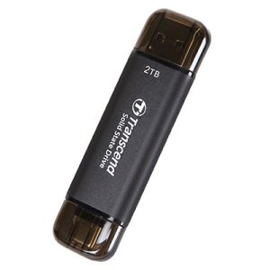 Memoria Usb-c usb-a 2tb Transcend Ssd Usb 10gbps Escritura 950mb s Lectura 1050mb s
 2