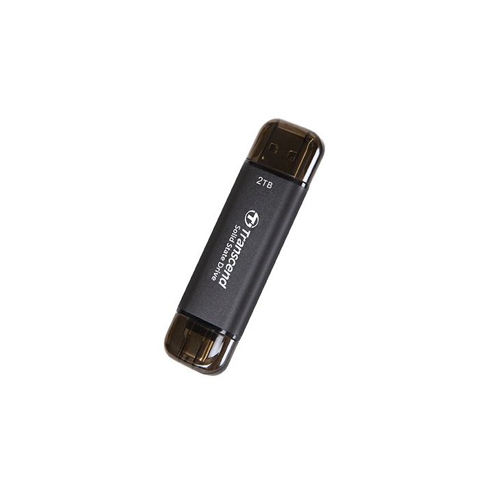 Memoria Usb-c usb-a 2tb Transcend Ssd Usb 10gbps Escritura 950mb s Lectura 1050mb s
