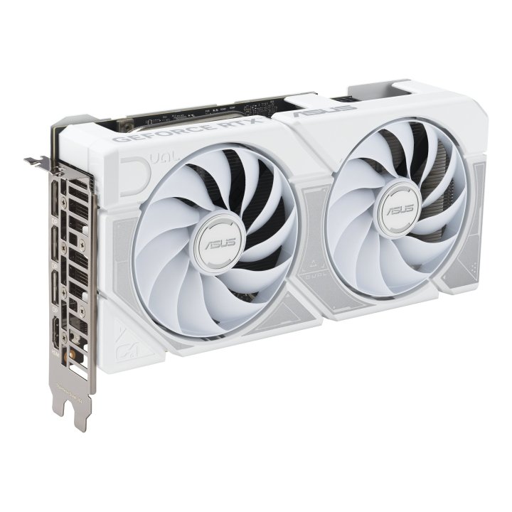 Vga Asus Geforce Rtx 5060 Ti Oc Dual 8gb Ddr7 3xdp 1xhdmi 2602 Mhz Cuda 4608 128bit Dual Fan Blanco