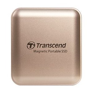 Disco Ssd Externo 1tb Transcend Magnetico (magsafe) Usb-c Read write 2000mb s Color Negro