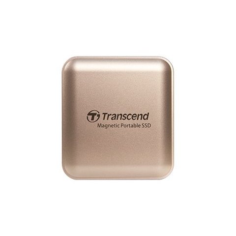 Disco Ssd Externo 1tb Transcend Magnetico (magsafe) Usb-c Read write 2000mb s Color Negro
