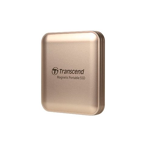 Disco Ssd Externo 1tb Transcend Magnetico (magsafe) Usb-c Read write 2000mb s Color Negro