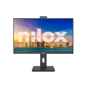 Monitor 24" Dp Hdmi Vga Nilox Nxm24rweb02b Ips Fhd 120hz 4ms 250cd m² Webcam Vesa 100x100
