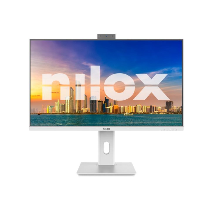 Monitor 27" Dp Hdmi Vga Nilox Nxm27rweb02w Ips Fhd 120hz 4ms 250cd m² Webcam 2x3w Vesa 100x100 Blanco