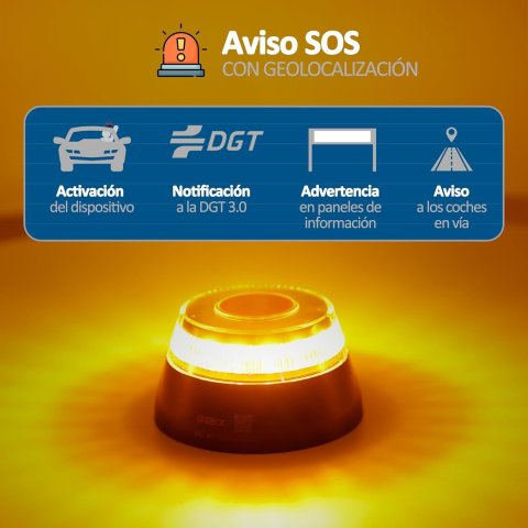 Baliza De Emergencia V16 Ebox Geolocalizada...