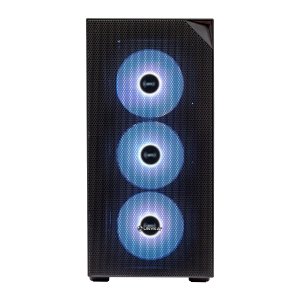 Caja E-atx Torre Unyka Revelat Mesh Black 2x3.5" 2x2.5" 2xusb3.0 1xusb-c Gpu 425mm  2