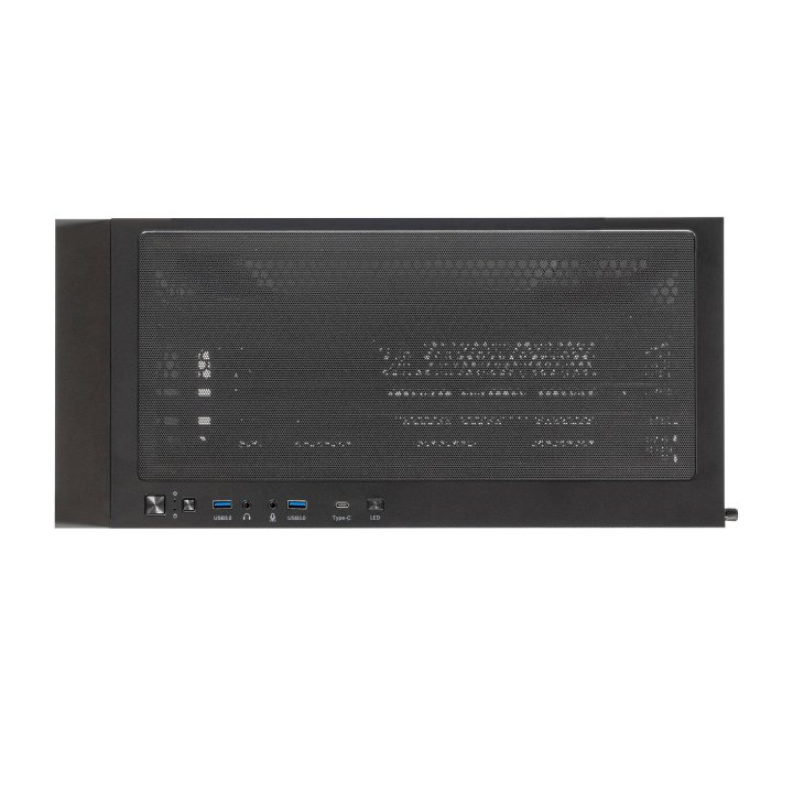 Caja E-atx Torre Unyka Revelat Mesh Black 2x3.5" 2x2.5" 2xusb3.0 1xusb-c Gpu 425mm 