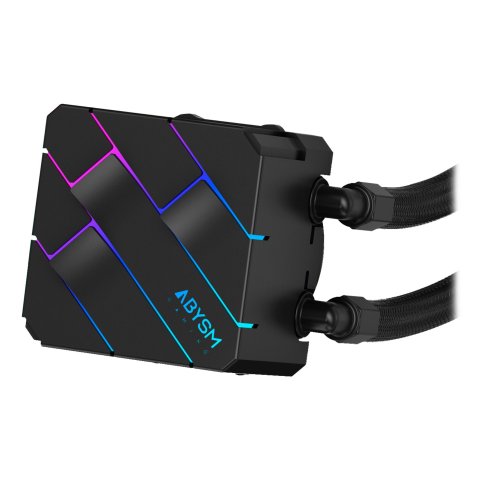 Sistema De Refrigeracion Liquida Abysm Oceanic Tide 360 Black Argb Triple Fan Intel Amd
