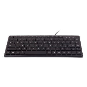 Teclado Unykach Compacto Ultra Plano Kb 302 Mini Usb 83 Teclas Color Negro 2