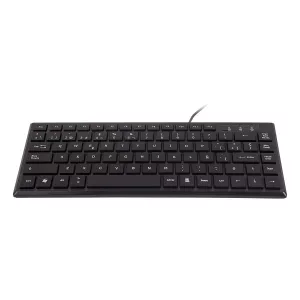 Teclado Unykach Compacto Ultra Plano Kb 302 Mini Usb 83 Teclas Color Negro 2