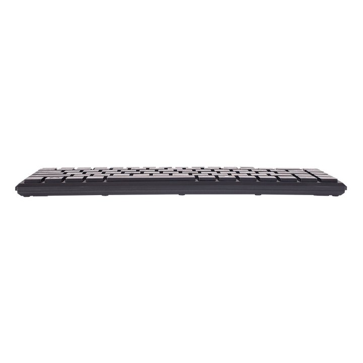 Teclado Unykach Compacto Ultra Plano Kb 302 Mini Usb 83 Teclas Color Negro