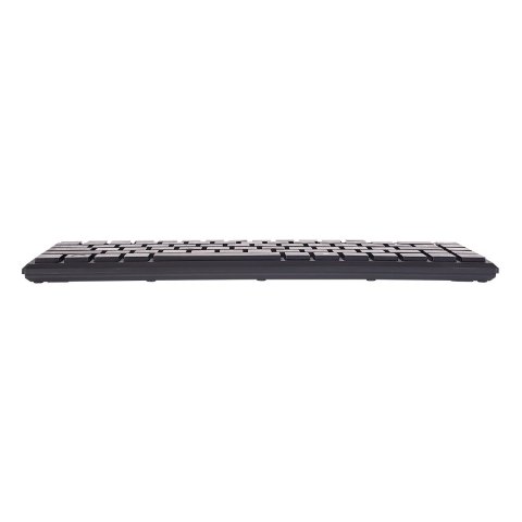 Teclado Unykach Compacto Ultra Plano Kb 302 Mini Usb 83 Teclas Color Negro