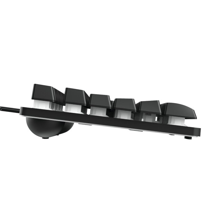 Teclado Trust Gaming Gxt 833 Thado Metalico Compacto Iluminacion Led Multicolor Anti-ghosting 12 Tecl.multimedia Usb 24067