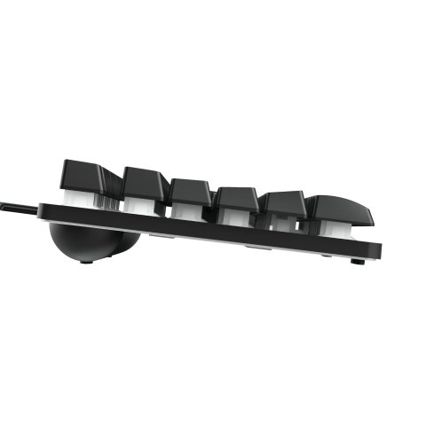 Teclado Trust Gaming Gxt 833 Thado Metalico Compacto Iluminacion Led Multicolor Anti-ghosting 12 Tecl.multimedia Usb 24067