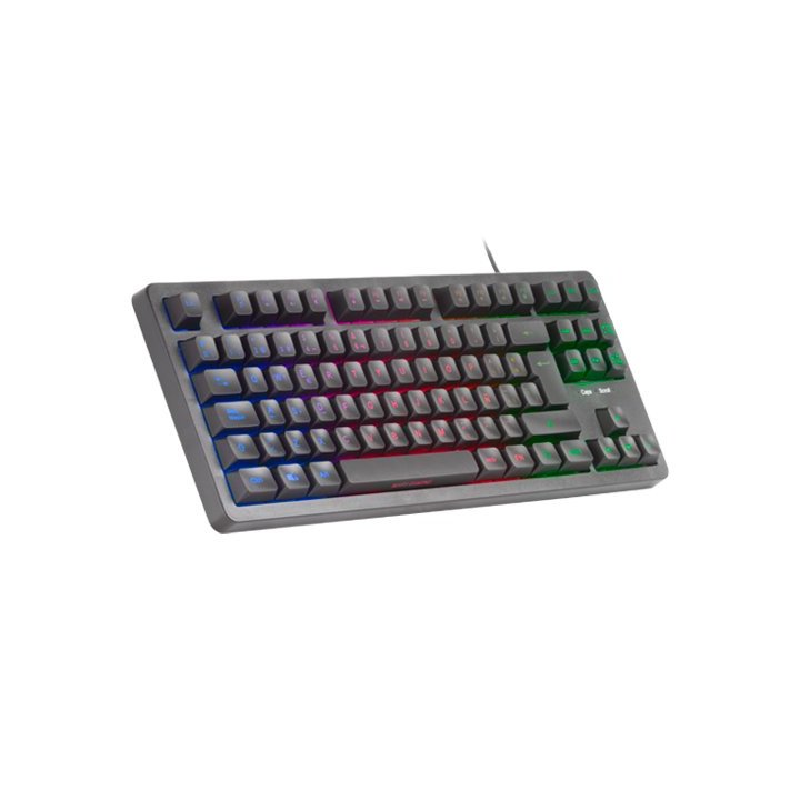 Teclado H-mech Gaming Mars Gaming Mk023 Color Negro Tamaño Compacto Tkl Iluminacion Rgb