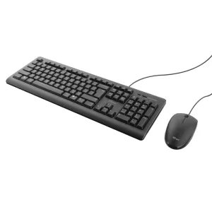 Teclado Y Mouse Trust Tkm-250 Silencioso Resistente A La Caida De Liquidos Cable 1.8m 23977 2