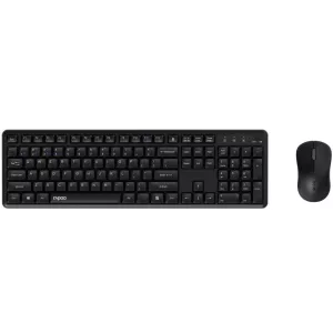 Teclado Y Mouse Rapoo Wireless Y Bluetooth 8150m Silent 2,4ghz Bt 4.0 Bt 5.0 1300dpi Nano Usbnegro Multi Mode