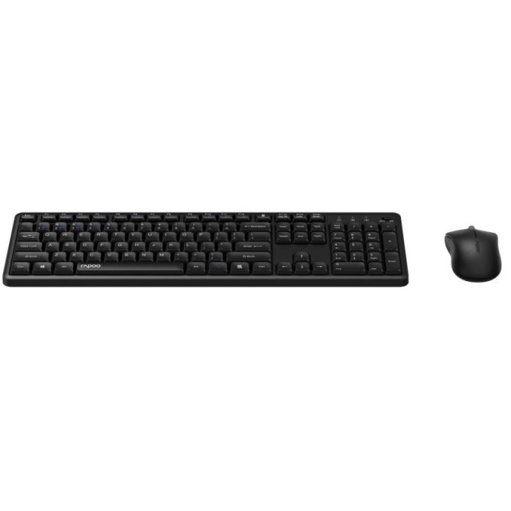 Teclado Y Mouse Rapoo Wireless Y Bluetooth 8150m Silent 2,4ghz Bt 4.0 Bt 5.0 1300dpi Nano Usbnegro Multi Mode