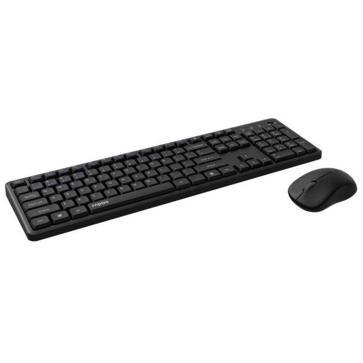 Teclado Y Mouse Rapoo Wireless Y Bluetooth 8150m Silent 2,4ghz Bt 4.0 Bt 5.0 1300dpi Nano Usbnegro Multi Mode