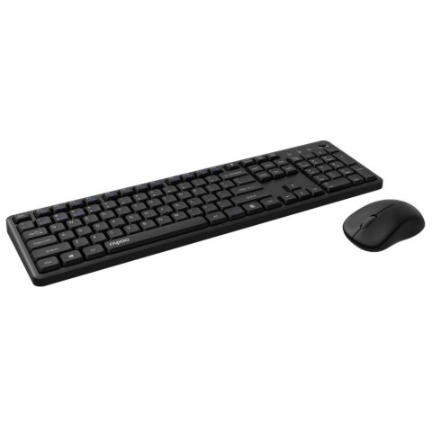 Teclado Y Mouse Rapoo Wireless Y Bluetooth 8150m Silent 2,4ghz Bt 4.0 Bt 5.0 1300dpi Nano Usbnegro Multi Mode
