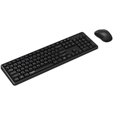 Teclado Y Mouse Rapoo Wireless Y Bluetooth 8150m Silent 2,4ghz Bt 4.0 Bt 5.0 1300dpi Nano Usbnegro Multi Mode
