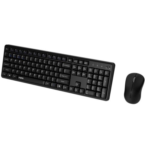 Teclado Y Mouse Rapoo Wireless Y Bluetooth 8150m Silent 2,4ghz Bt 4.0 Bt 5.0 1300dpi Nano Usbnegro Multi Mode