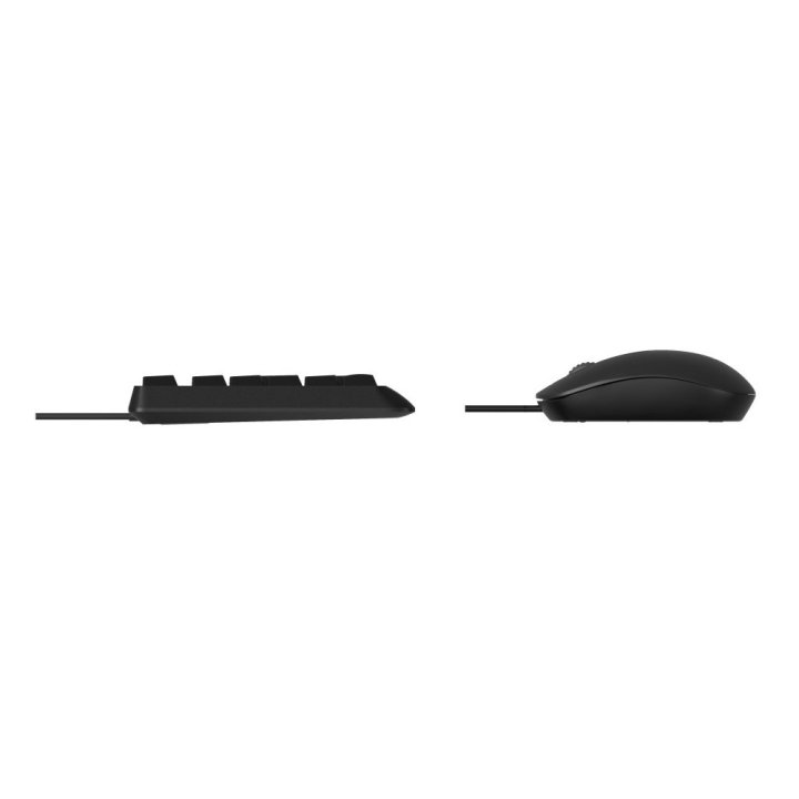 Teclado Y Mouse Rapoo Nx1500 1000dpi Cable 1,5m Color Negro 