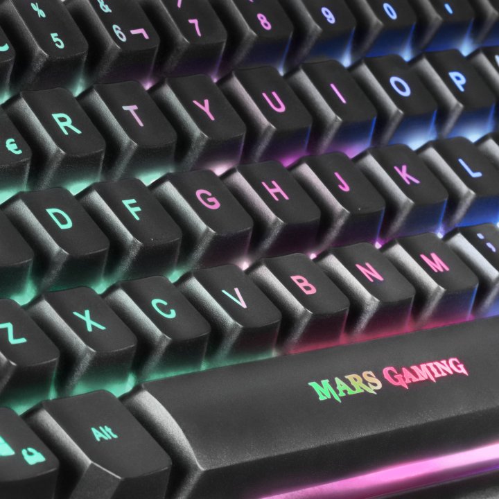 Teclado Y Mouse Mars Gaming Mcptkl Teclado En Portugues De Formato Reducido Tkl Rgb Brathing & Flow Mouse 3200dpi H-mech Rgb