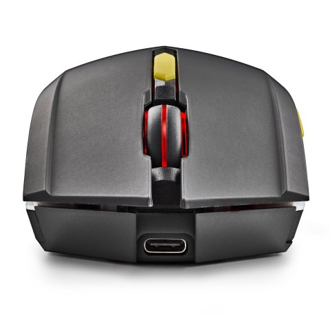 Mouse Ngs Wireless Gmx-200 Receptor 2,4ghz 800-1200-2400-3200 Dpi Bat. 300 Mah Negro