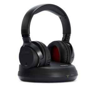 Auriculares Hi-fi Inalambricos Aiwa Whf-930d Base Con Conexión Rca Optica Alcance 100m 2