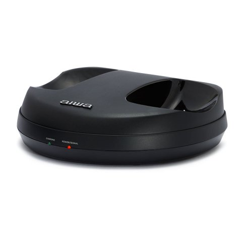 Auriculares Hi-fi Inalambricos Aiwa Whf-930d Base Con Conexión Rca Optica Alcance 100m