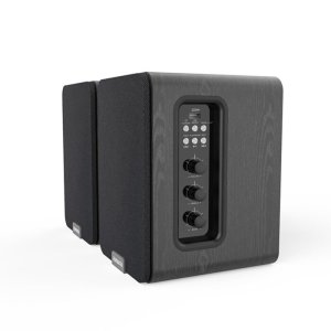 Altavoces 2.0 Hifi Aiwa Aspa200bk Color Negro 2x25w Rms Hdmi Arc Coaxial Rca Bt 5.0 Controles 2