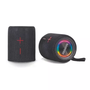 Altavoz Bluetooth Portable Aiwa Bst-250bk Negro Bt 5.0 Tws Desmontable 2x10w Rms Ipx5 Aux Tf Iluminacion Rgb Bateria 2000mah