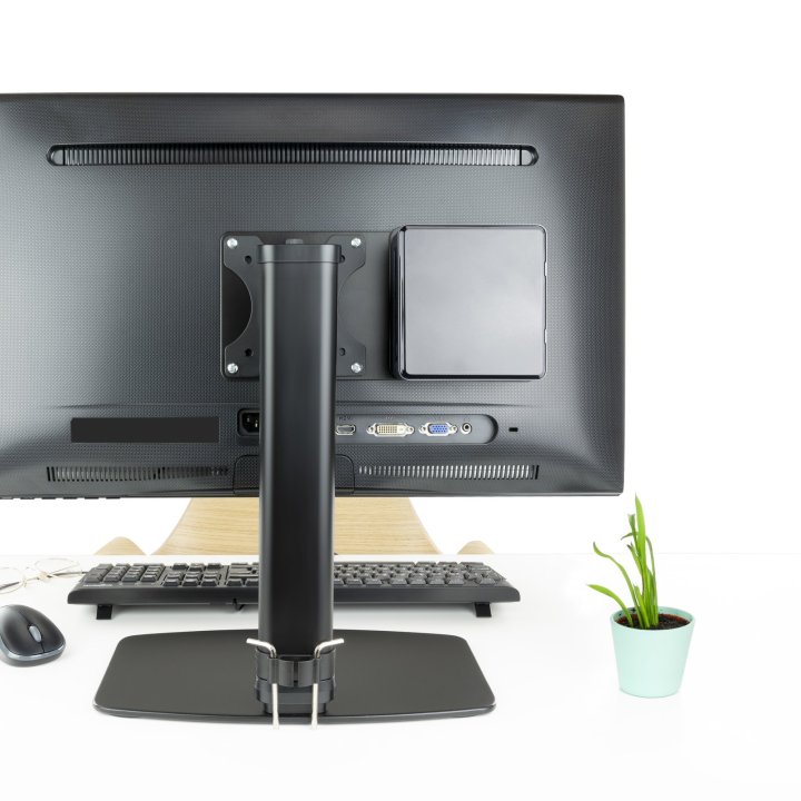 Soporte Para Mini Pc Tooq Tcch0007-b Vesa 75x75 Carga Maxima 3kg