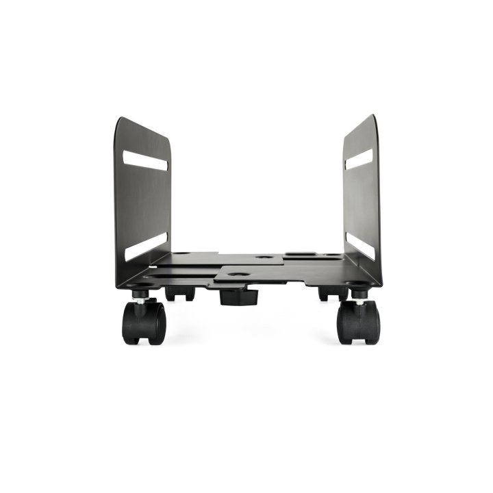 Soporte De Cpu De Suelo Con Ruedas Tooq Umcs0004-b Max. 10kg Ajustable 119-209mm Negro