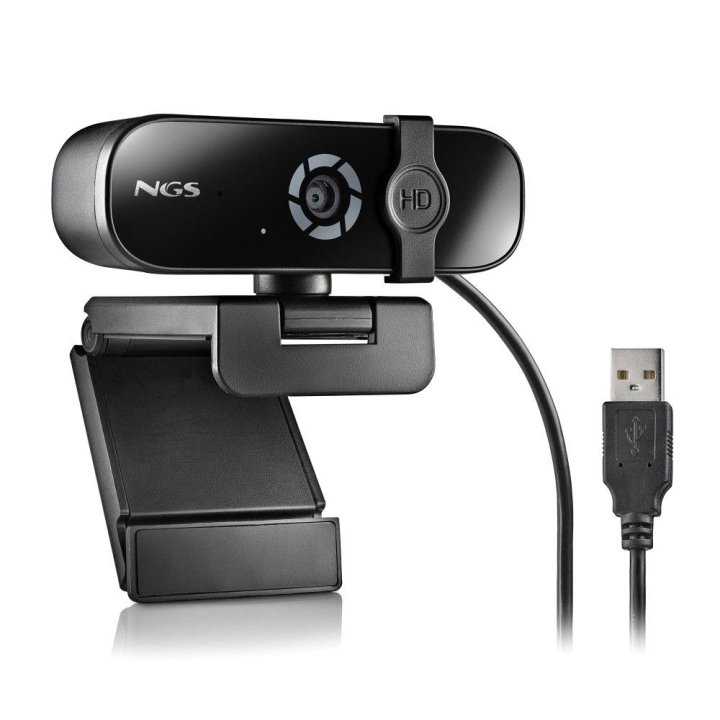 Webcam Ngs Xpresscam 2000 2k 2560x1440 Usb 2.0 Microfono Cable 150cm