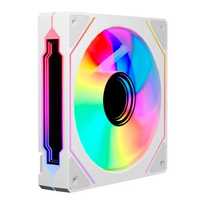 Ventilador Interno Abysm Arclight 3.0 Argb White Pwm  2