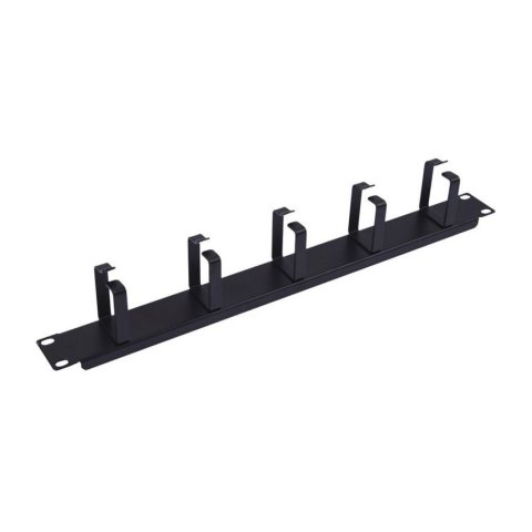 Panel Organizador De Cables Color Negro 1u Para...
