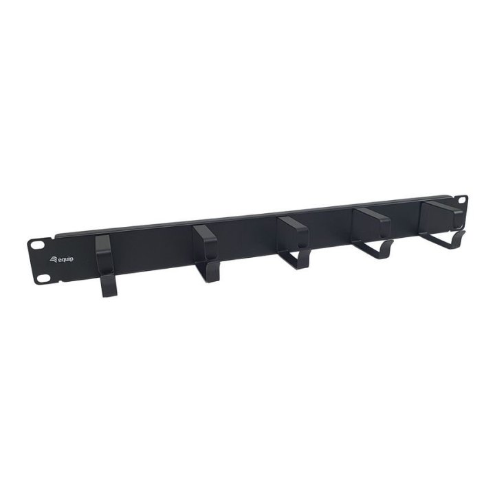 Panel Organizador De Cables Color Negro 1u Para...