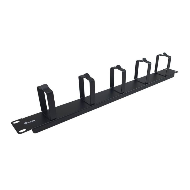Panel Organizador De Cables Color Negro 1u Para...