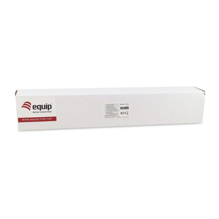 Panel Organizador De Cables Color Negro 1u Para...