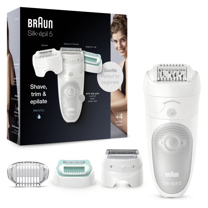 Depiladora Braun Silk-epil Ses5625 2 Velocidades Sistema 28 Pinzas 2 Acesorios Uso En Humedo Y Seco