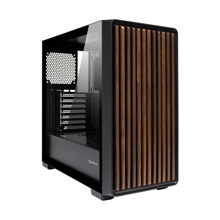 Caja Atx Unyka Revelat Madeira Black 2x3.5"...