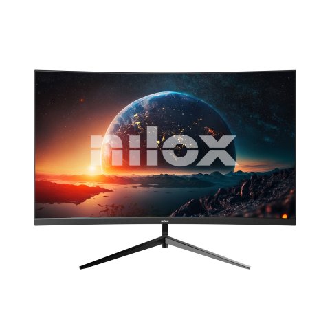 Monitor 27" Curvo Dp Hdmi Nilox Nxm27crv2402 Va Fhd 240hz 1ms 250cd m² Vesa 100x100