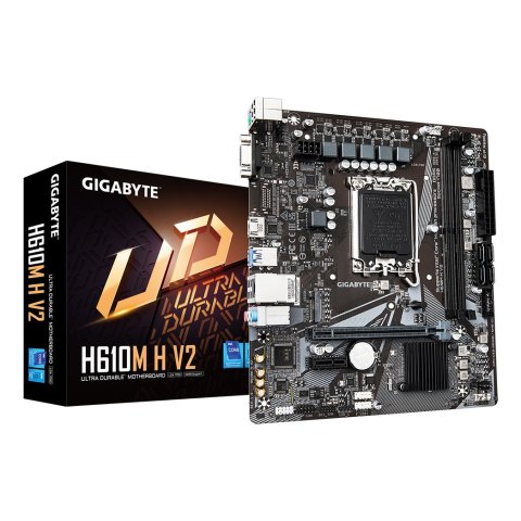 Pb Gigabyte H610m H V2 M-atx Skt Lga1700 2xddr5 5600mhz Hdmi Vga Lan M.2
