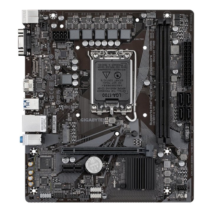 Pb Gigabyte H610m H V2 M-atx Skt Lga1700 2xddr5 5600mhz Hdmi Vga Lan M.2