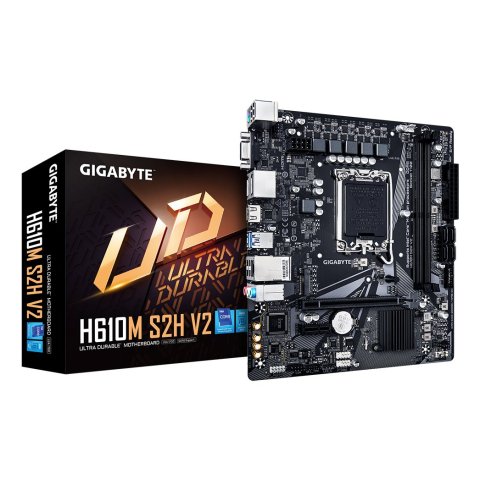 Pb Gigabyte H610m S2h V2 M-atx Skt Lga1700 2xddr5 5600mhz Dp Hdmi Vga Lan M.2