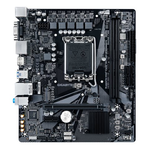 Pb Gigabyte H610m S2h V2 M-atx Skt Lga1700 2xddr5 5600mhz Dp Hdmi Vga Lan M.2