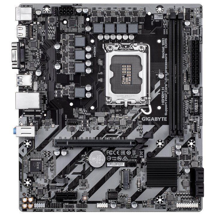Pb Gigabyte H810m H M-atx Skt Lga1851 2xddr5 6400mhz Hdmi Vga Lan M.2