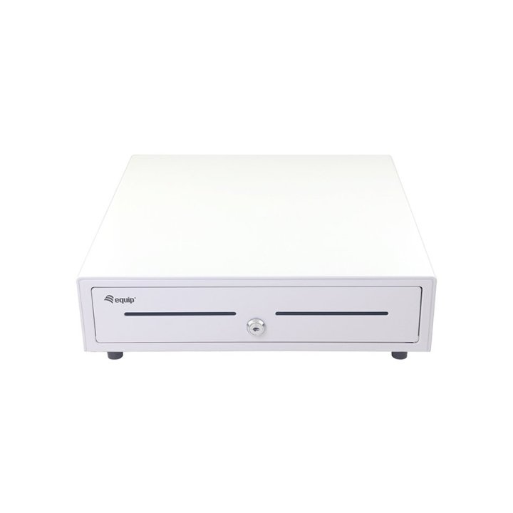 Tpv Cajon Portamonedas Equip Apertura Manual Y Automatica Conector Rj11 Color Blanco